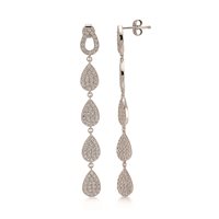 Boucles d'oreilles Kurshuni Femme in Argent Zirconia KR383-35QSP - KR383-35QSP